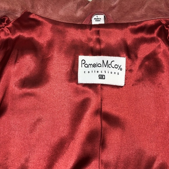 Pamela McCoy Pink Leather Jacket - Picture 11 of 12